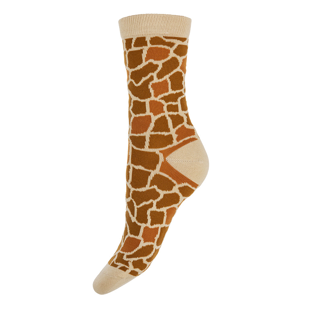 Giraffe Print Bamboo socks
