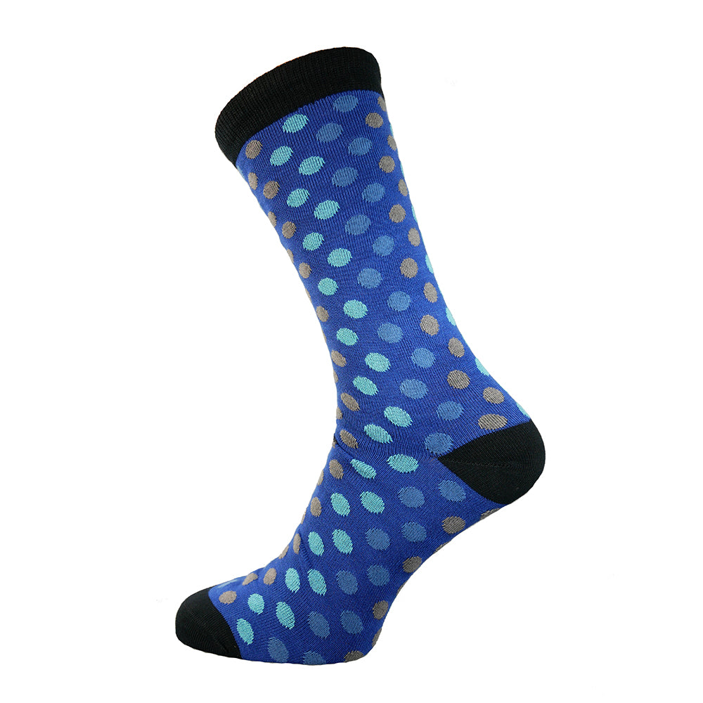 5 pairs of men's striped and spotty Bamboo socks