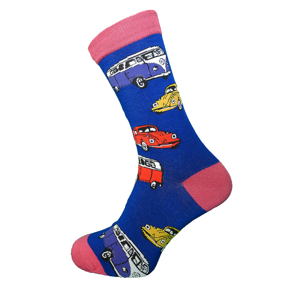 VW Bugs and Campers Bamboo socks